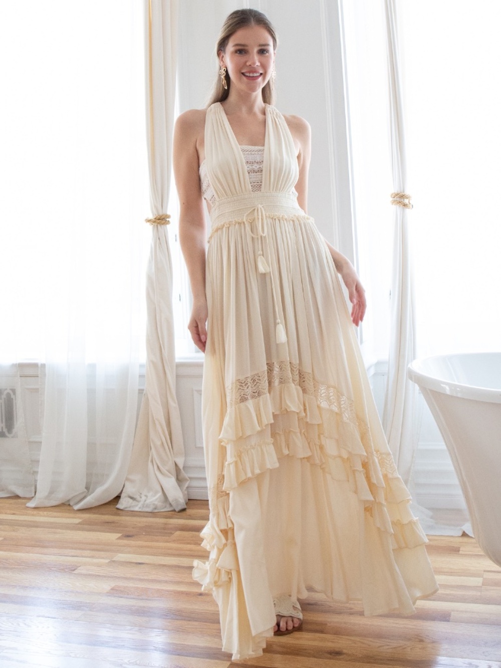 Seraphine Ruffle Maxi Dress